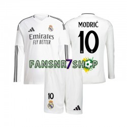 Real Madrid fußball trikot Luka Modrić 10 Kinder Heim 2024-2025 Langarm