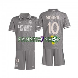 Real Madrid fußball trikot Modrić 10 Kinder Ausweich 2024-2025 Kurzarm