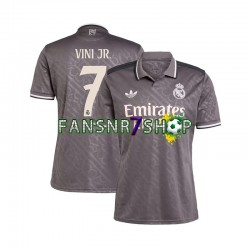 Real Madrid fußball trikot VINI JR 7 Herren Ausweich 2024-2025 Kurzarm