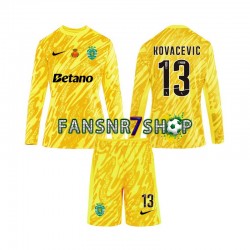 Sporting CP fußball trikot Kovacevic 13 Torhüter Kinder Ausweich 2024-2025 Langarm
